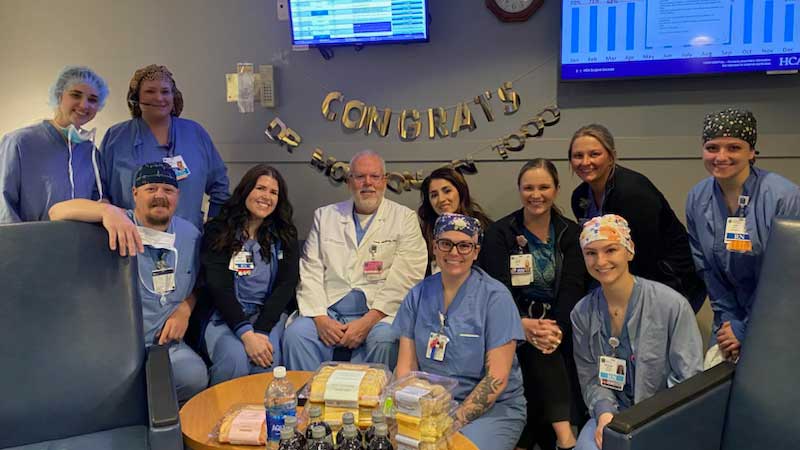 Dr. Tony Moulton Surgery Milestone