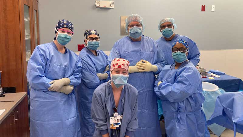 Dr. Tony Moulton Surgery Milestone